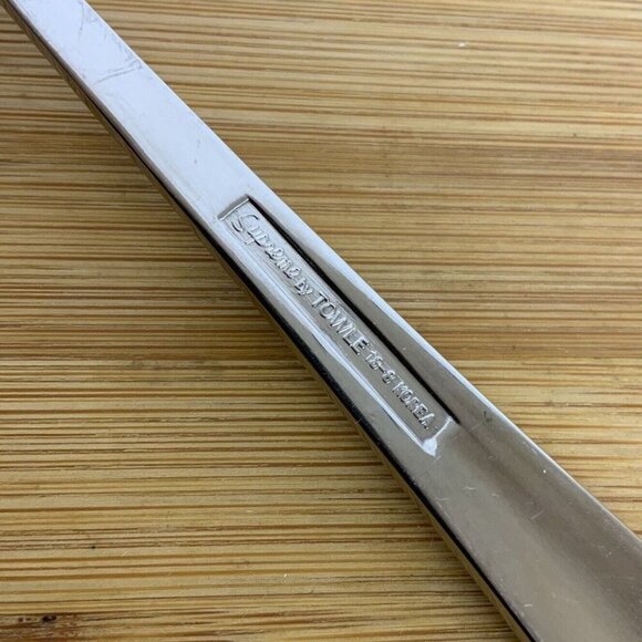 Towle Supreme Ashley 18-8 Stainless Steel Cold Meat Serving Fork - Picture 4 of 4